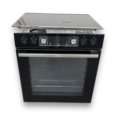 Gorenje BLACK SET 5 INDUCTION Einbauherdset Induktionskochfeld, A, 77 l (BCIX6737E05BG+GI6400BXDE)