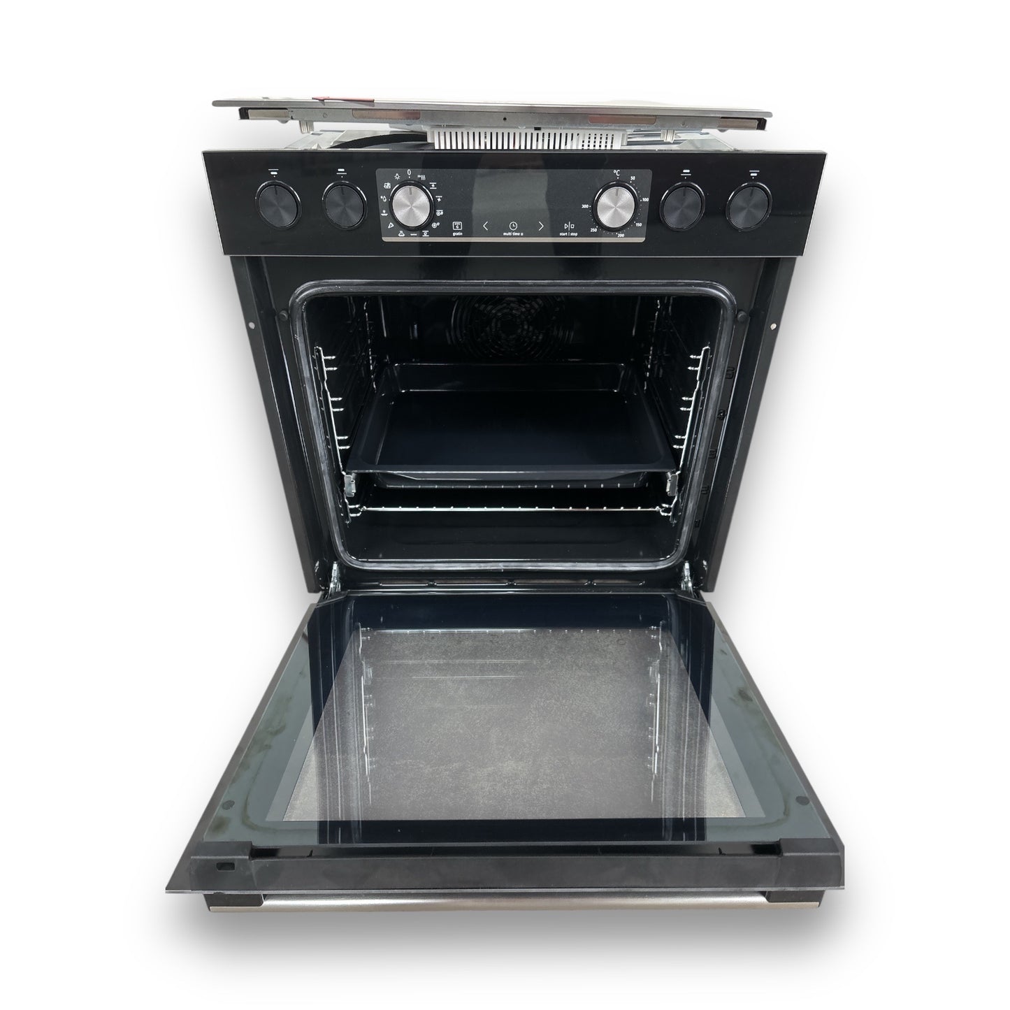 Gorenje BLACK SET 5 INDUCTION Einbauherdset Induktionskochfeld, A, 77 l (BCIX6737E05BG+GI6400BXDE)