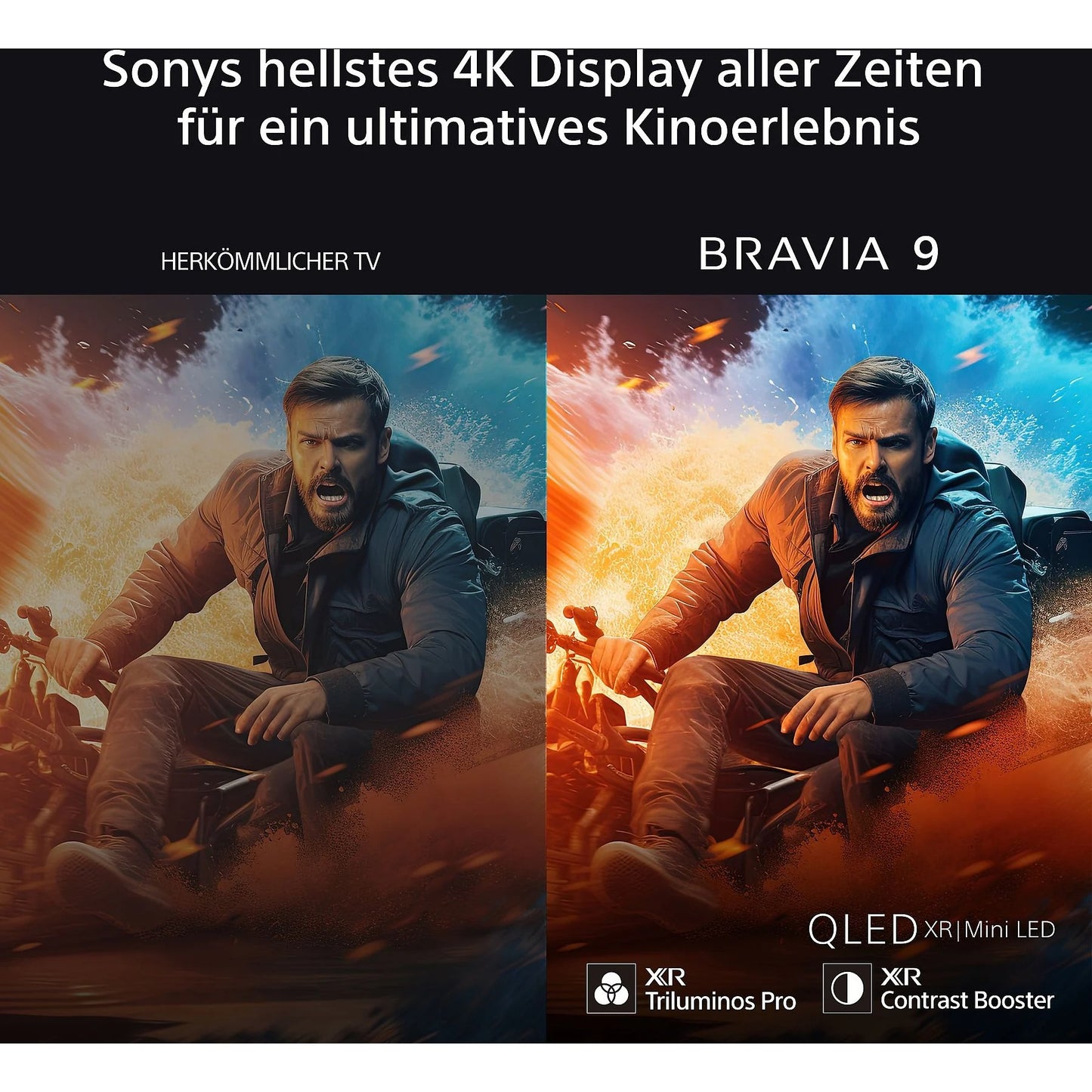 Sony BRAVIA 9 K85XR90 QLED 4K Fernseher 85 Zoll / 215 cm Google TV