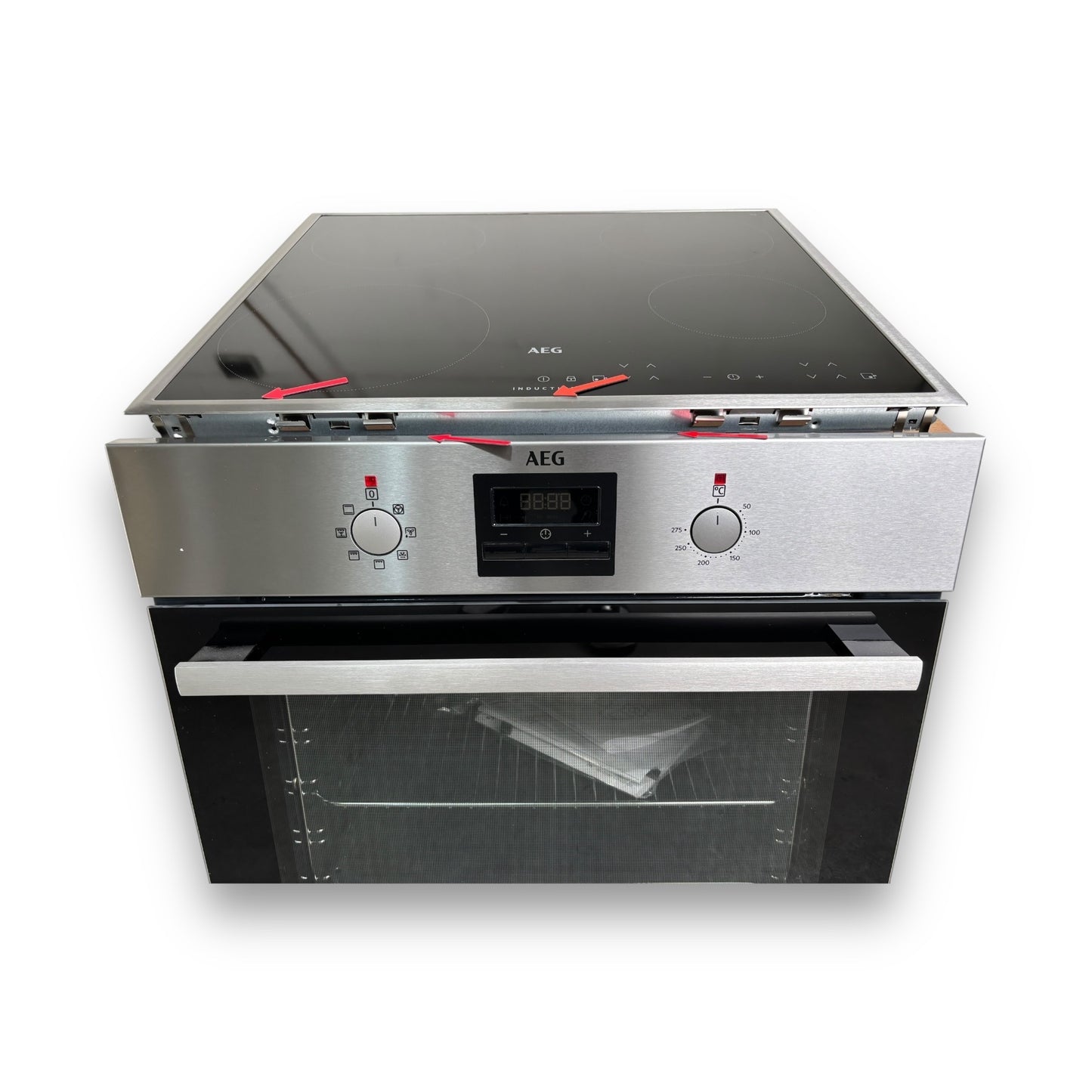 AEG KOMB305I Serie 6000 Einbaubackofenset Induktion mit SurroundCook