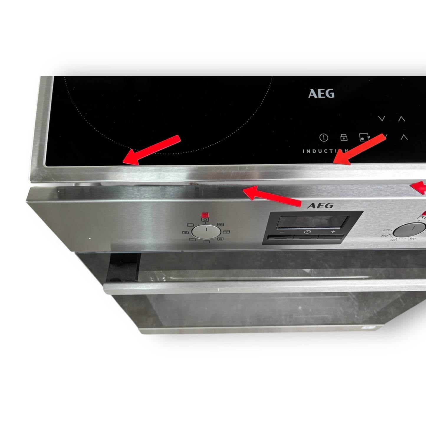 AEG KOMB305I Serie 6000 Einbaubackofenset Induktion mit SurroundCook