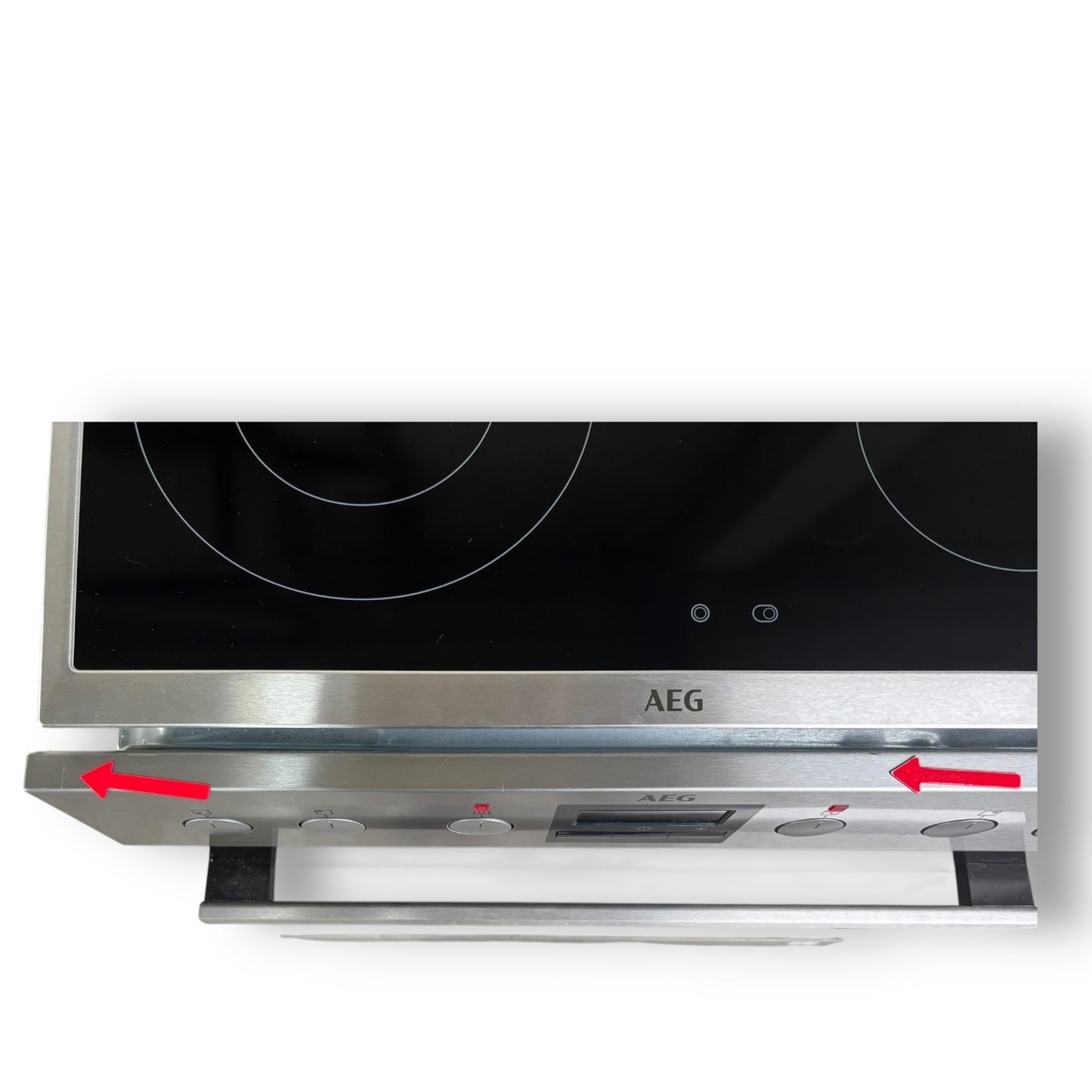 AEG KOMBI3025 Serie 6000 mit SurroundCook Ringheißluftsystem, Einbauherdset Glaskeramikkochfeld, A, 72 l