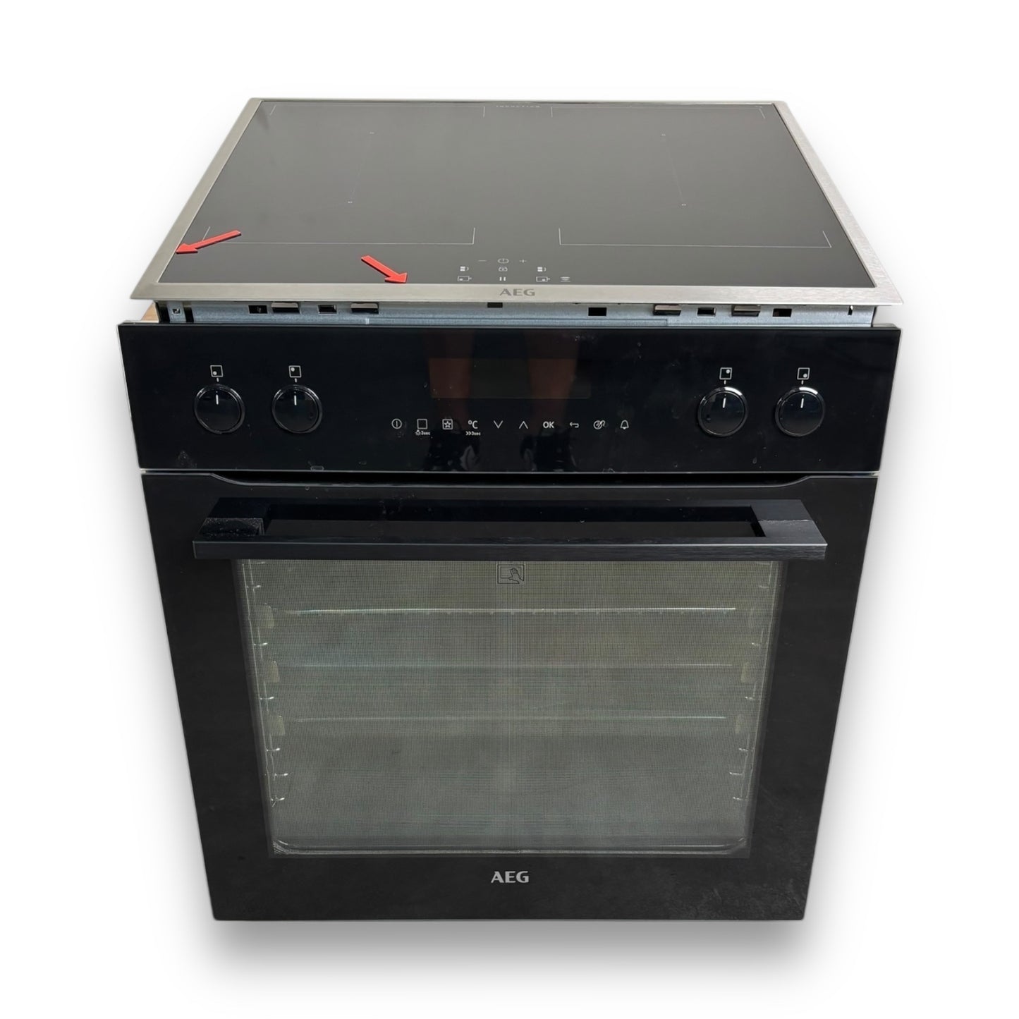 AEG HZ26B30I5R Einbauherdset Serie 6000 Kerntemperatursensor Pyrolyse Induktion A+