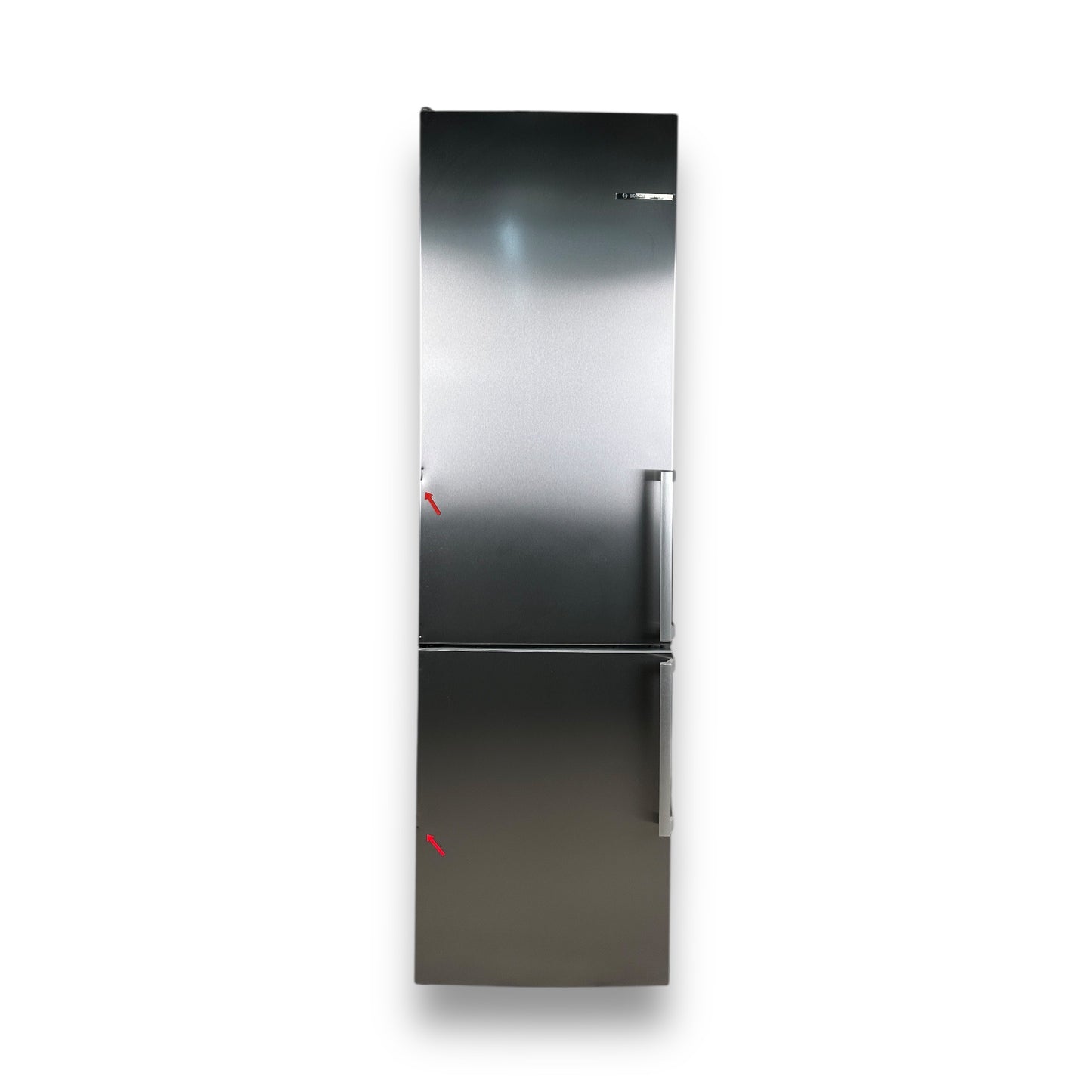 Bosch KGE398IBP Serie 6 Kühlgefrierkombination 201 cm hoch, Gebürsteter Stahl mit Anti Fingerprint