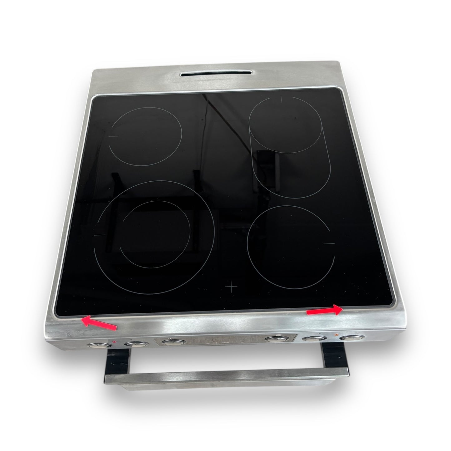 Amica SHCX 913 100 E Standherd Elektrokochfeld, 77 l