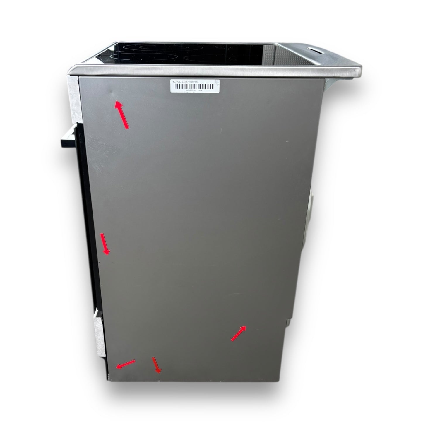 Amica SHCX 913 100 E Standherd Elektrokochfeld, 77 l