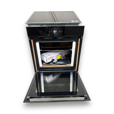 Bosch HBD80PY53 Serie 8/Serie 6 Herdset mit Induktionskochfeld Einbaubackofenset