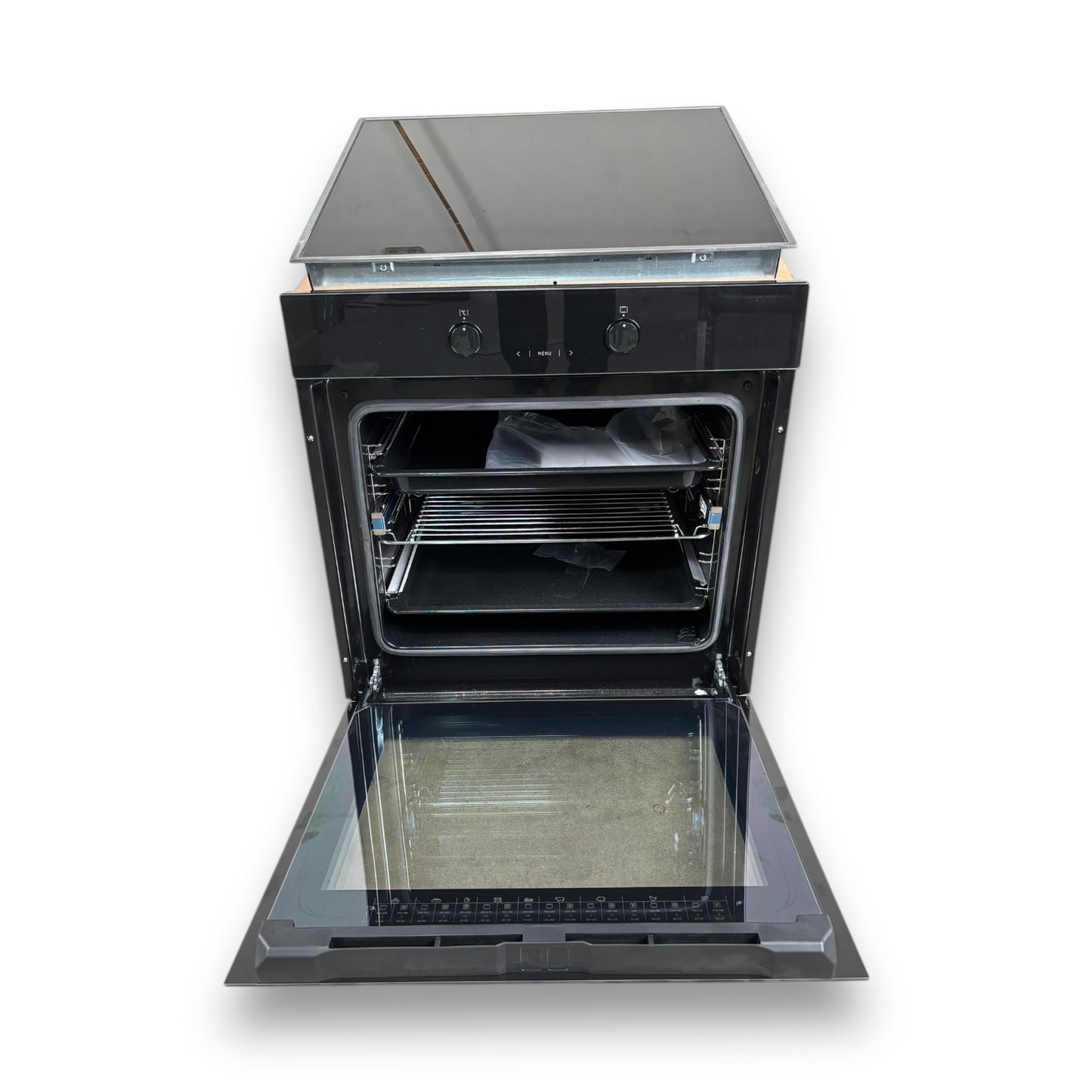 Amica BOXC 953 013 S Einbaubackofenset Elektrokochfeld, A, 77 l