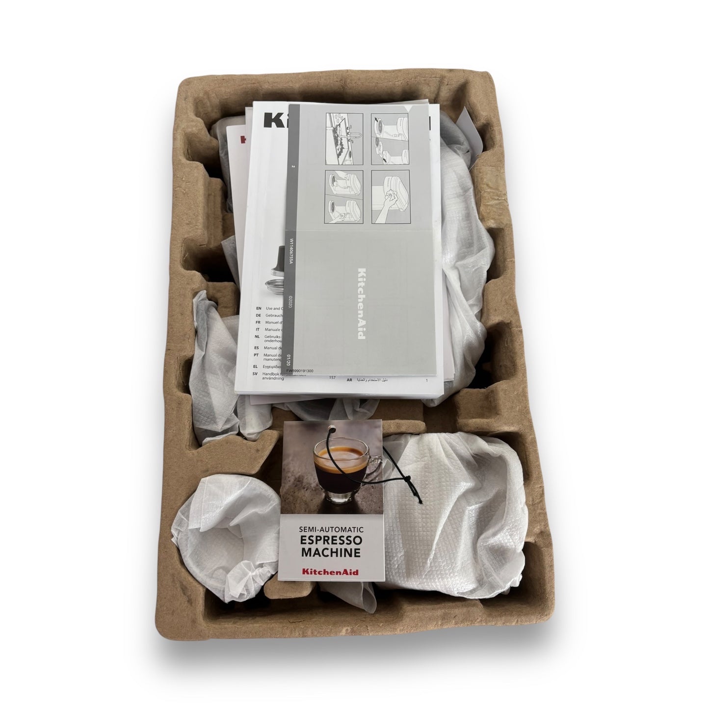 KitchenAid Espressomaschine Artisan Siebträger 5KES6503 Edelstahl