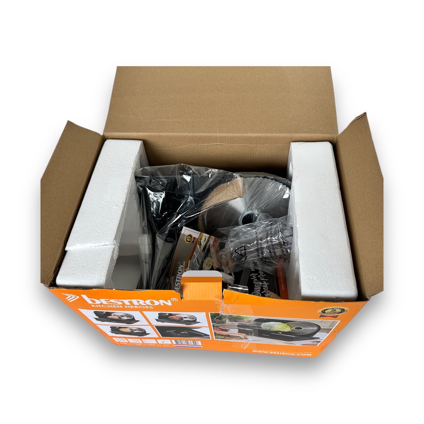 Bestron Allesschneider AFS9003 Schnittstärke 0-15 mm 2 Geschwindigkeiten 150 Watt, Schwarz