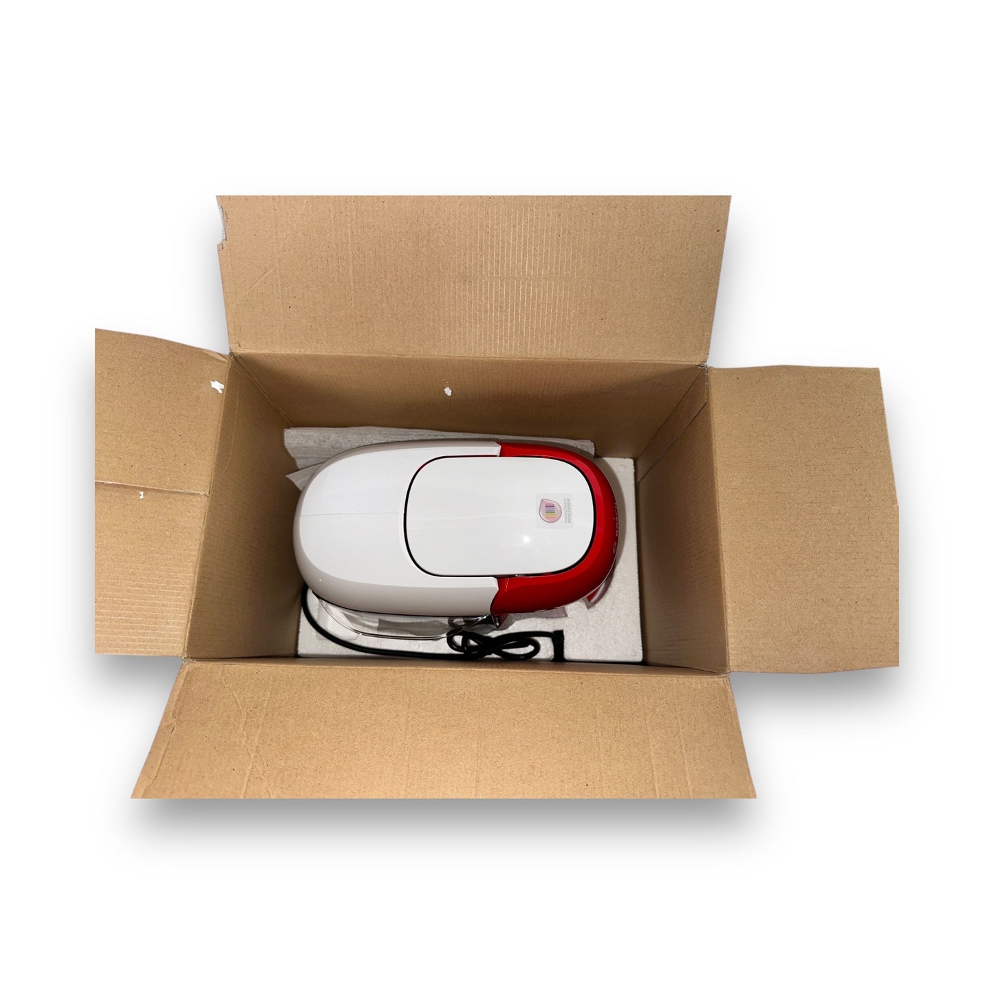 Tassimo Kapselmaschine Happy TAS1006 über 70 Getränke 0,7 L, rot/weiß