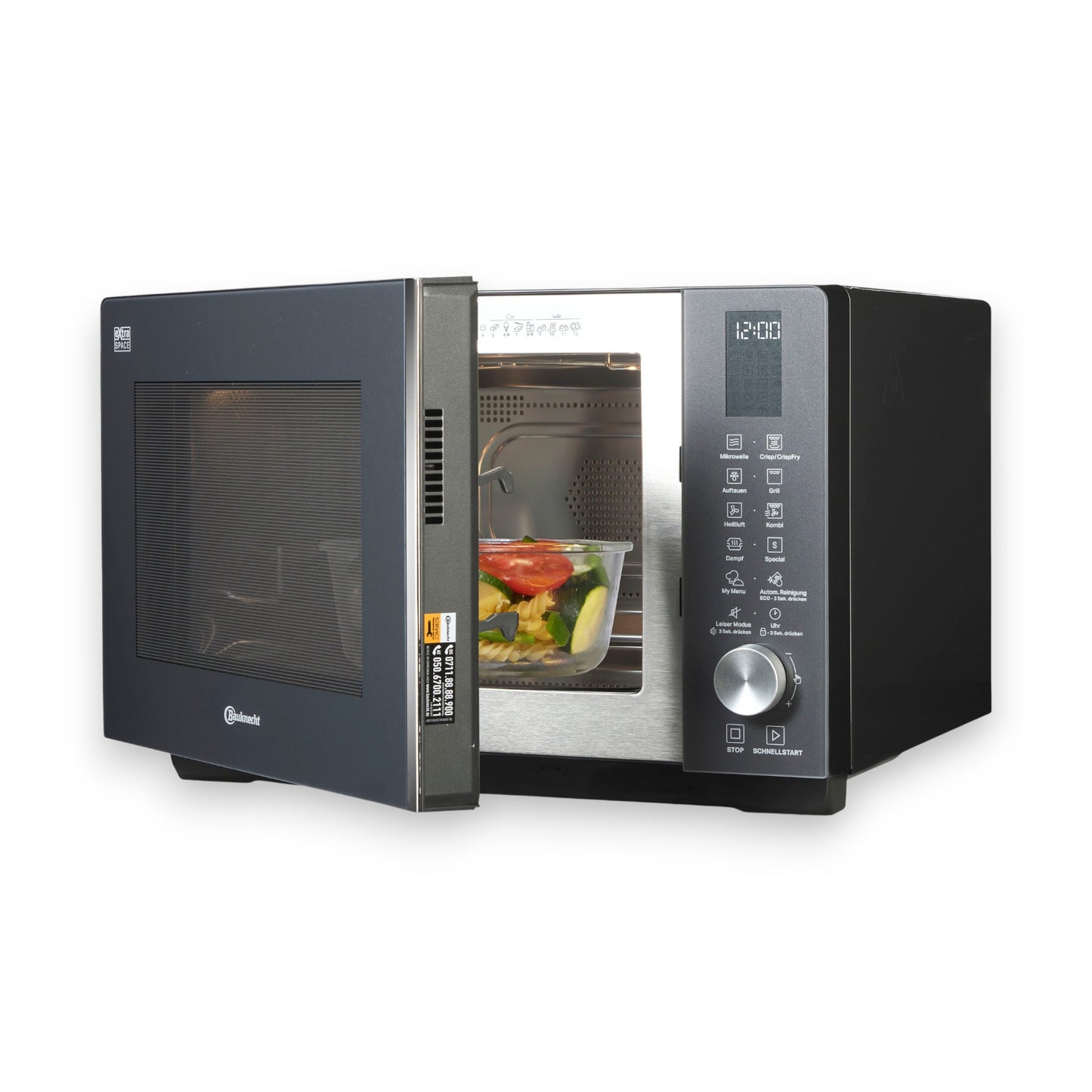 Bauknecht MF 259 SG Mikrowelle/Extra Space: Kombi Ohne Drehteller 25L