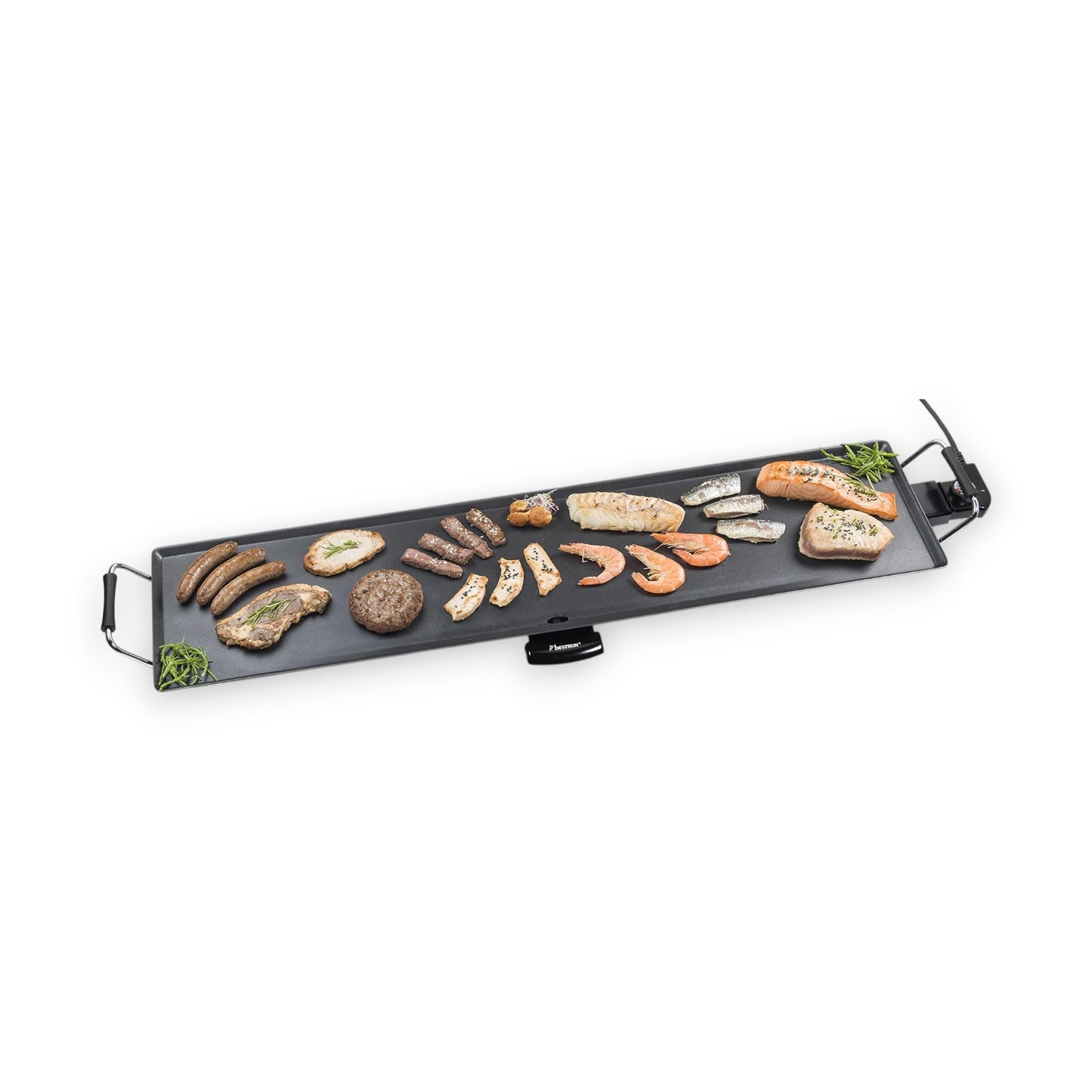 Bestron XXL-Tischgrill Plancha-/Teppanyaki-Grillplatte