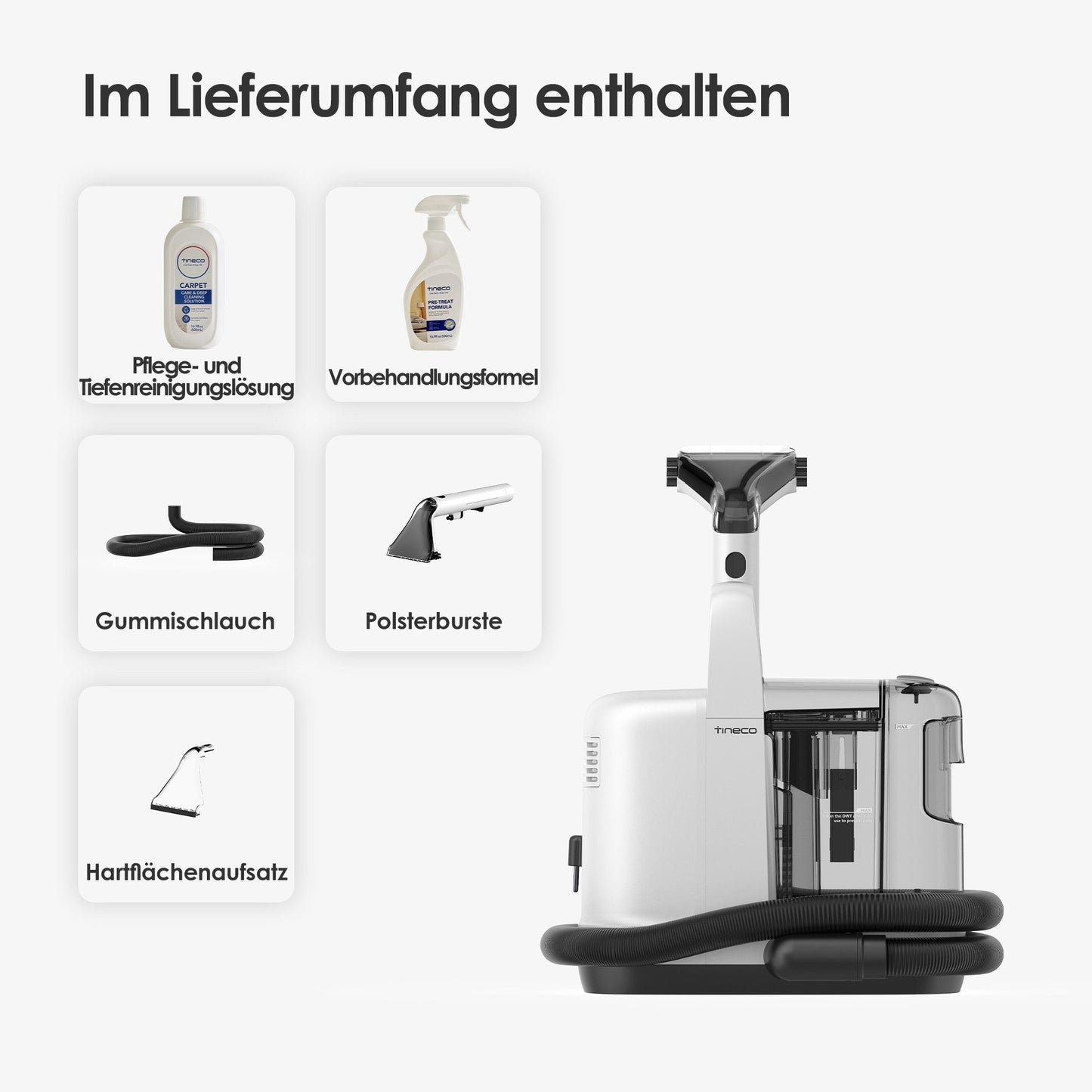 Tineco Teppichreinigungsgerät iCarpet Spot Fleckentferner Fleckenreiniger für Auto- und Polstersitze