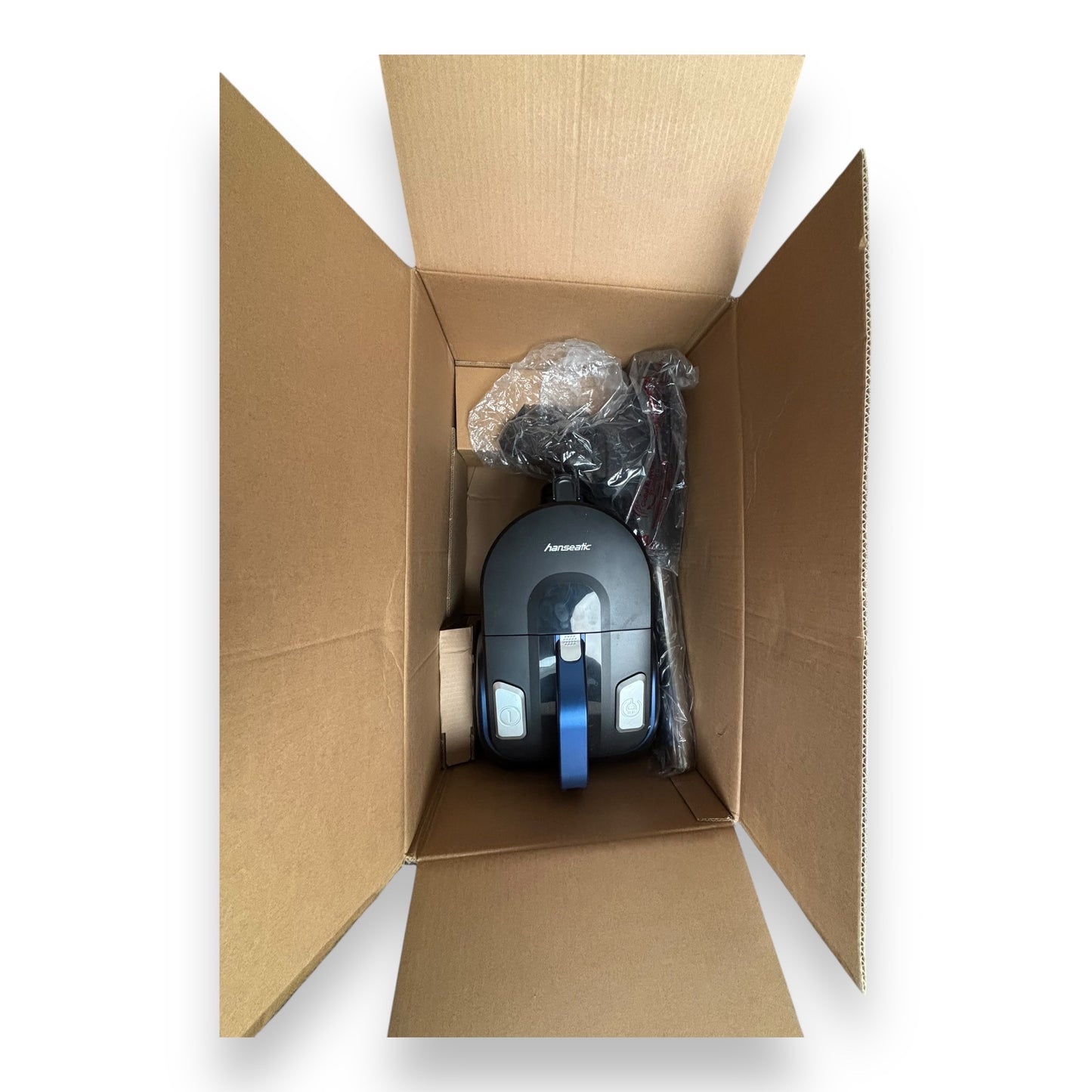 Hanseatic Bodenstaubsauger HVBL8506BLMC, Freistehfunktion, beutellos