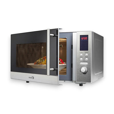 Hanseatic 3-in-1 Mikrowelle AS823EBB-P 800W 10 Automatikprogramme