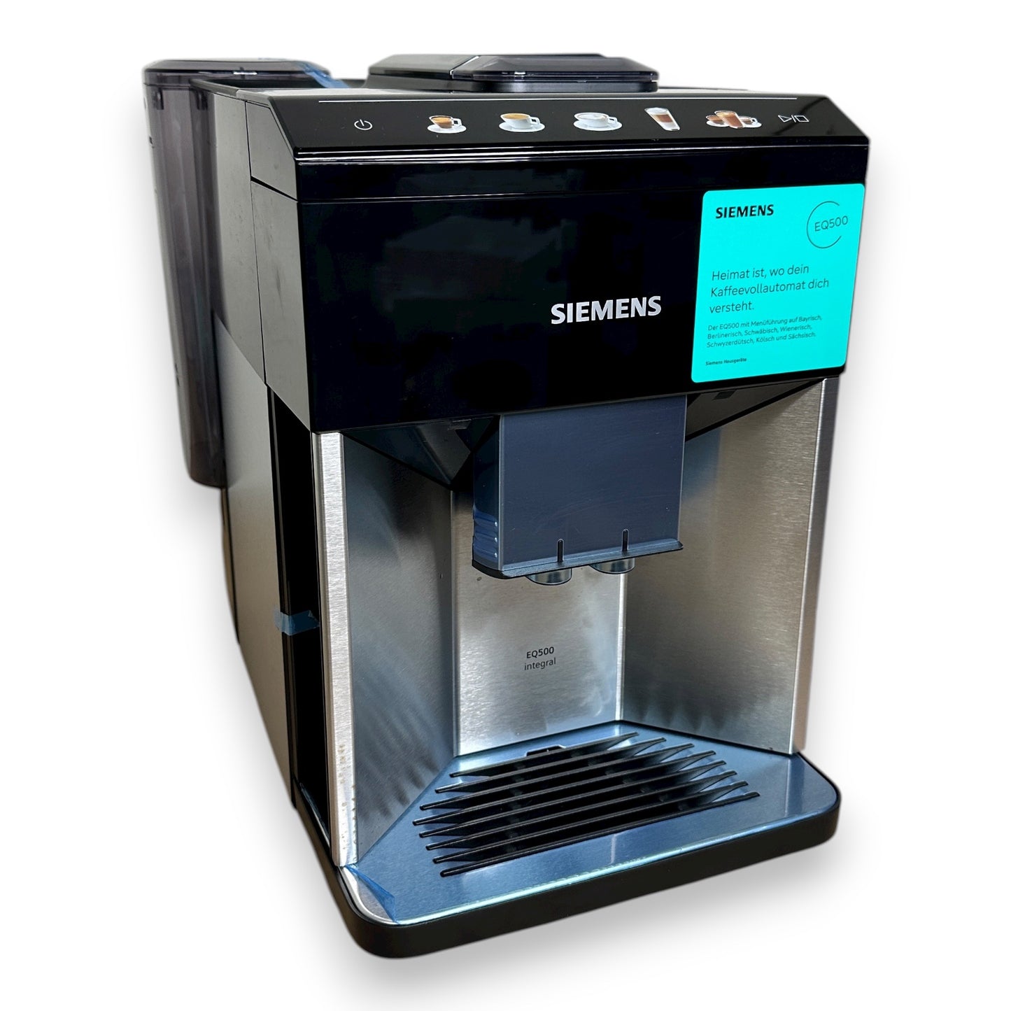 Siemens TQ517D03 EQ500 Kaffeevollautomat integral intuitives Farbdisplay Doppeltassenfunktion