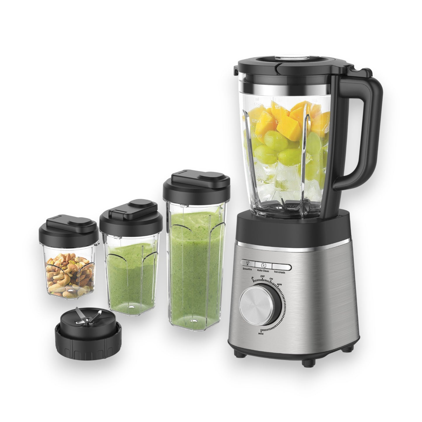 Hanseatic HBL14001175SD Standmixer mit 1,75L Fassungsvermögen 1400W