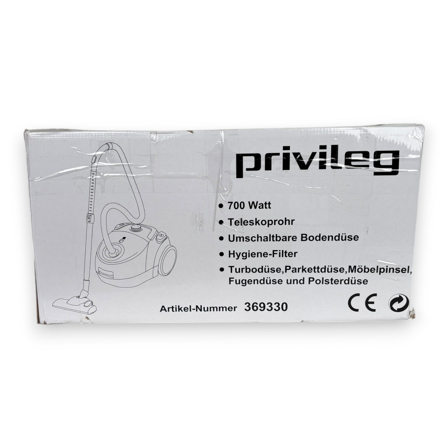 Privileg CJ151JCP-070 Bodenstaubsauger 700W Turbodüse