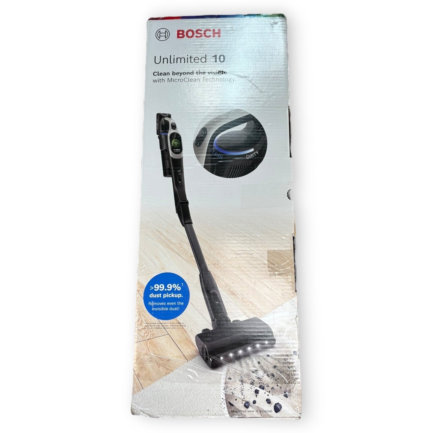 BOSCH Akku-Stielstaubsauger Unlimited 10 BKS1051GQC, MicroClean™ Technology,