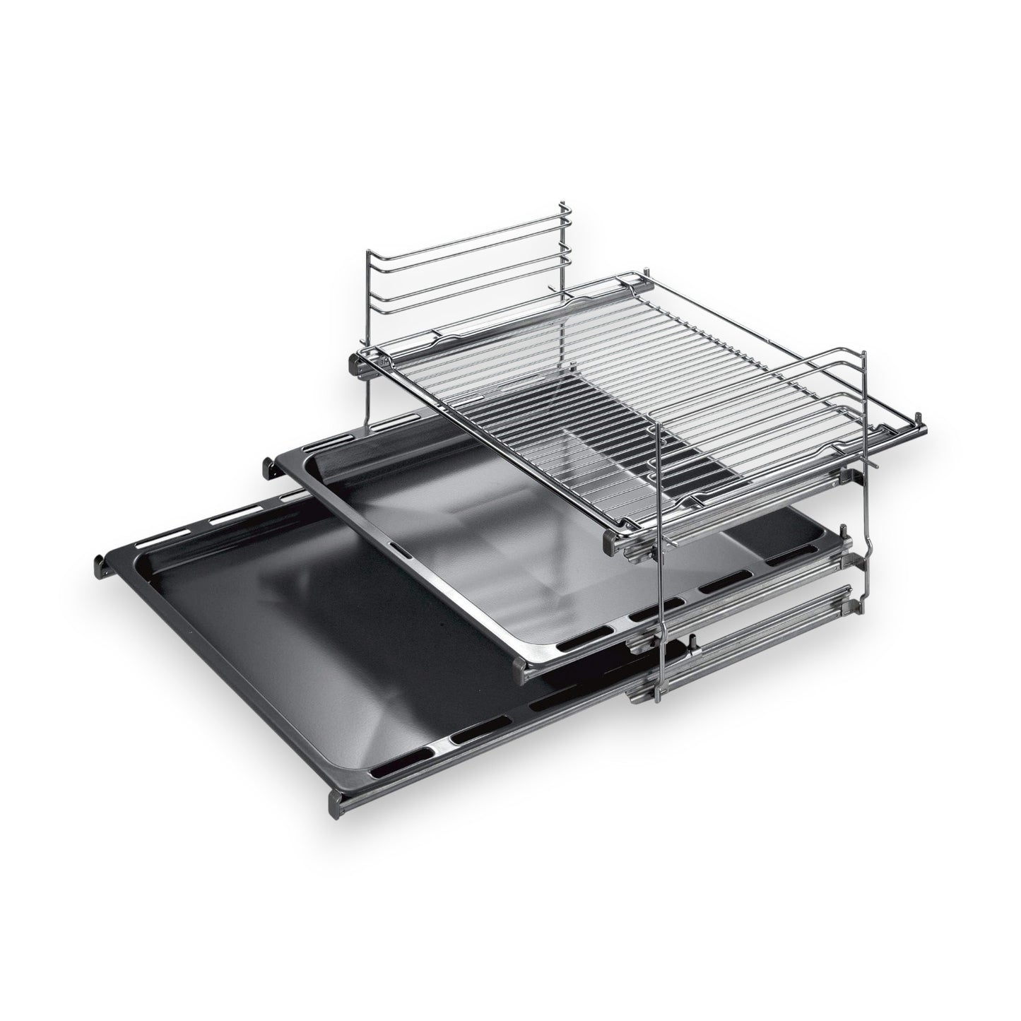 Bosch HEZ438301 3-fach Teleskopauszug, edelstahl