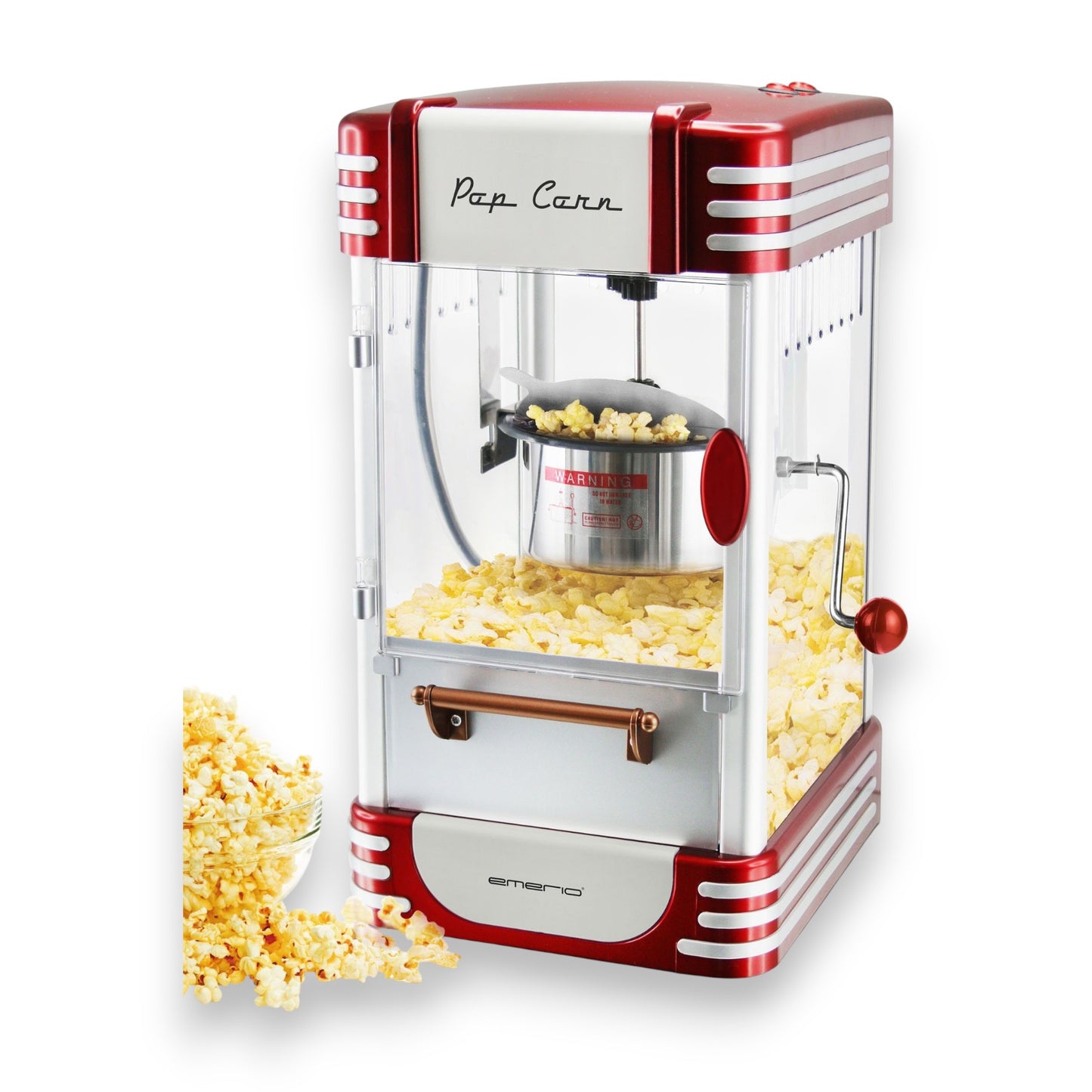 Emerio Popcornmaschine POM-120650 rot