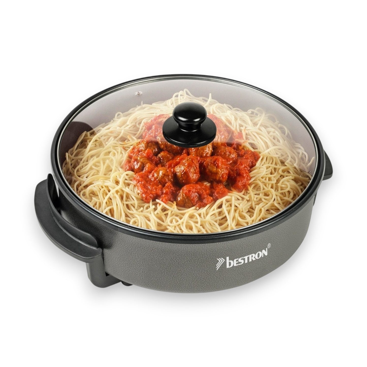 Bestron AHP1500Z Elektrische Pfanne 1500 W Braten Backen & Warmhalten