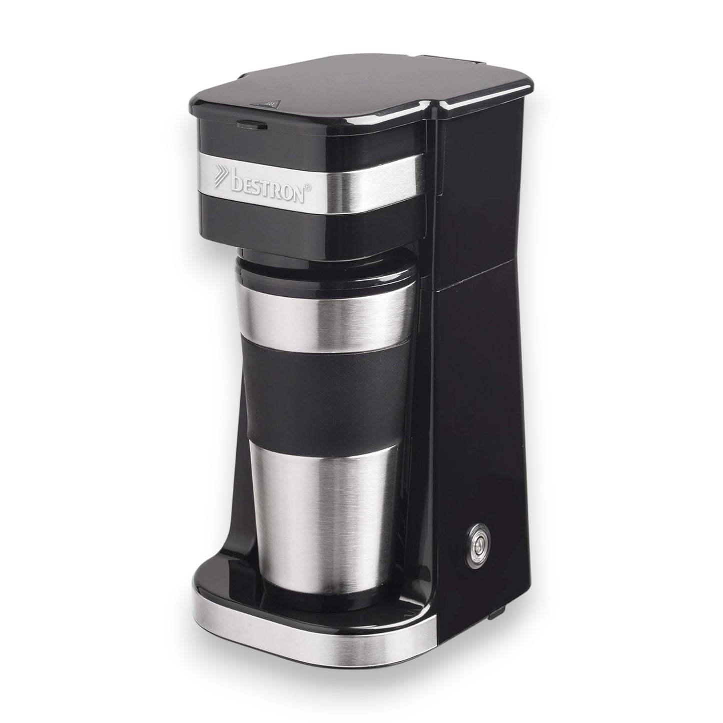 Bestron Filterkaffeemaschine 0,42l Kaffeekanne, Camping Kaffeemaschine für gemahlenen Filterkaffee