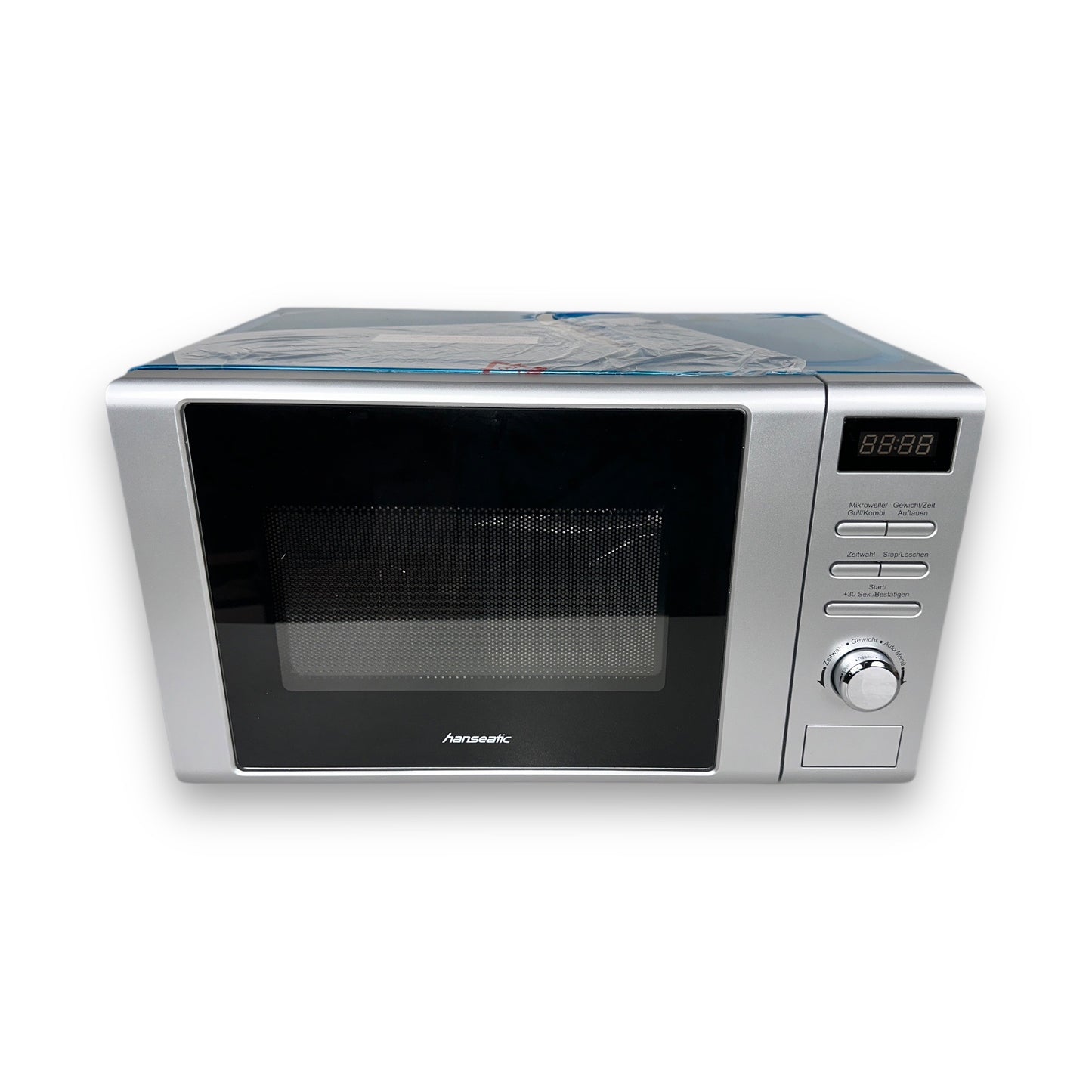 Hanseatic AG720CGE-PM Mikrowelle 2 in 1 Grill, Auftaufunktion, 8 Automatikprogramme