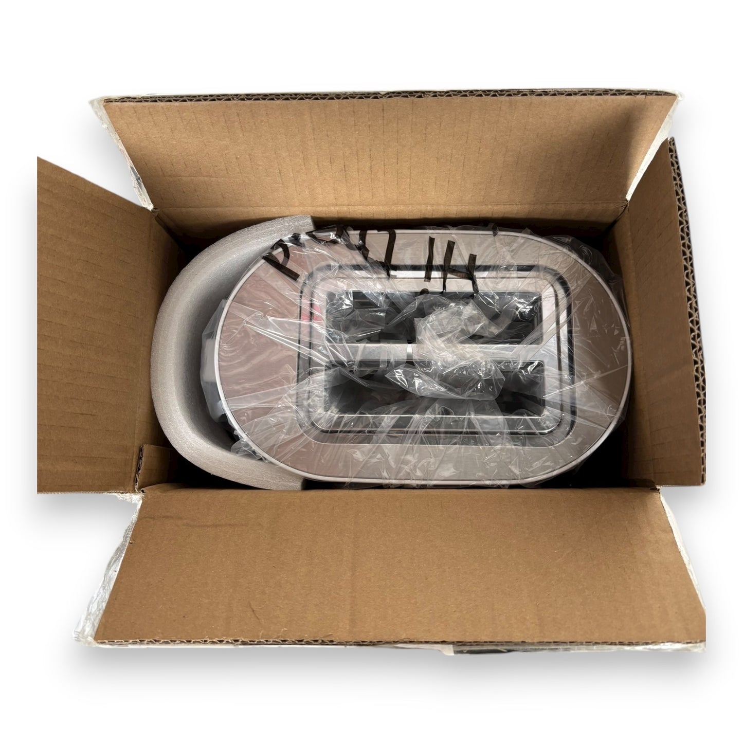 Hanseatic Toaster HT2850WD 2-Scheiben weiß Edelstahl 850W