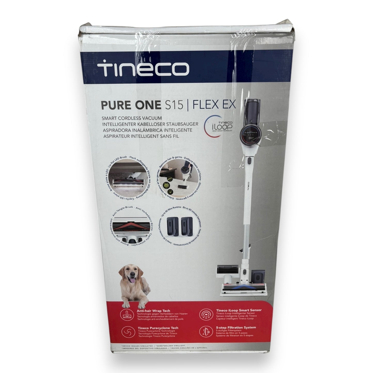 Tineco Pure One S15 Flex EX Akku-Hand-und Stielstaubsauger Akku-Stielstaubsauger bis zu 80 Min Laufzeit