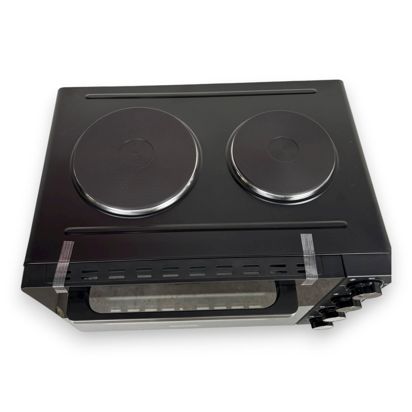 Hanseatic HMO366BKB Kleinküche Doppelkochplatte 2940 W