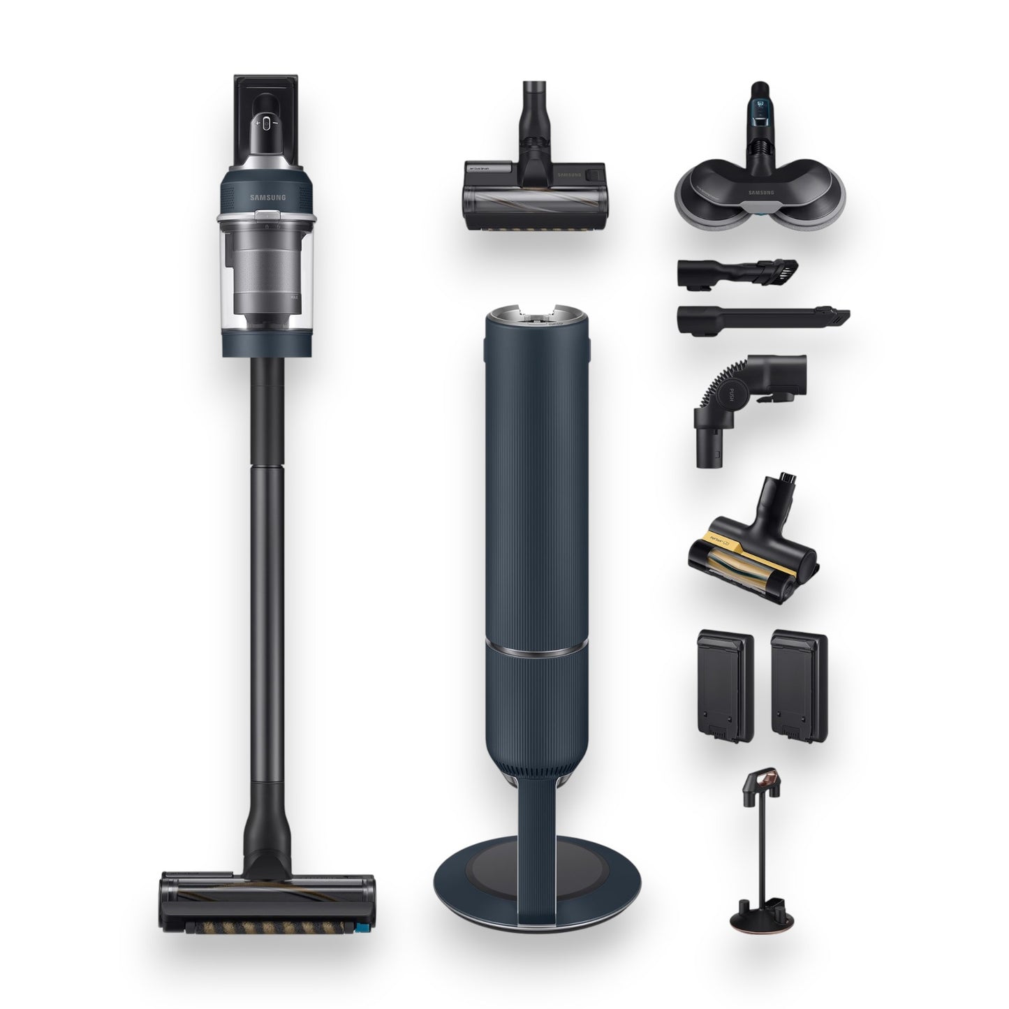 Samsung BESPOKE Jet Plus Akku+ Wet & Clean Akku-Handstaubsauger VS20B95B73B/WD 580 W beutellos