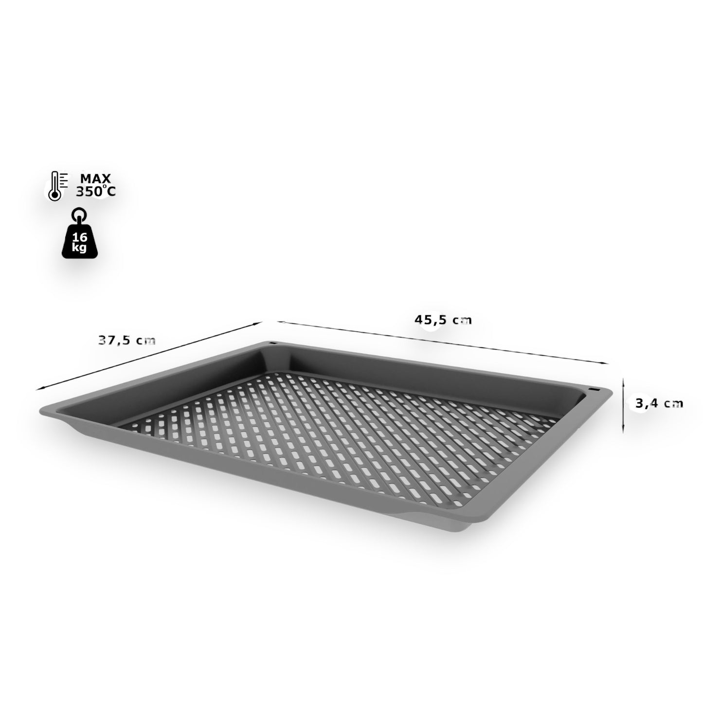 Siemens Backblech HZ629070 Stahl, AirFry Backblech