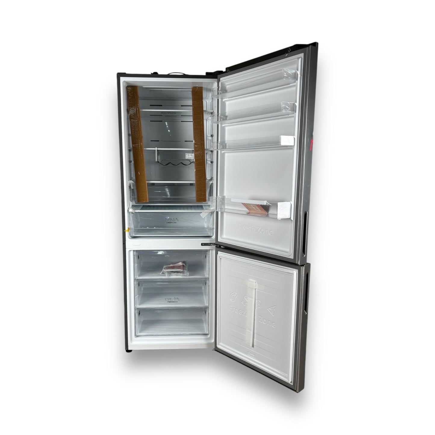 Gorenje NRK720CAXL4 Kühlgefrierkombination C, 495 l, 201,3 cm hoch, Grau