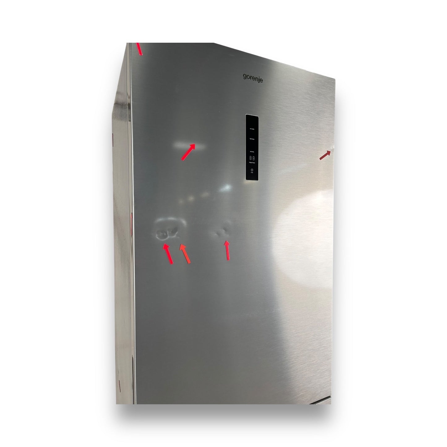 Gorenje NRK720CAXL4 Kühlgefrierkombination C, 495 l, 201,3 cm hoch, Grau