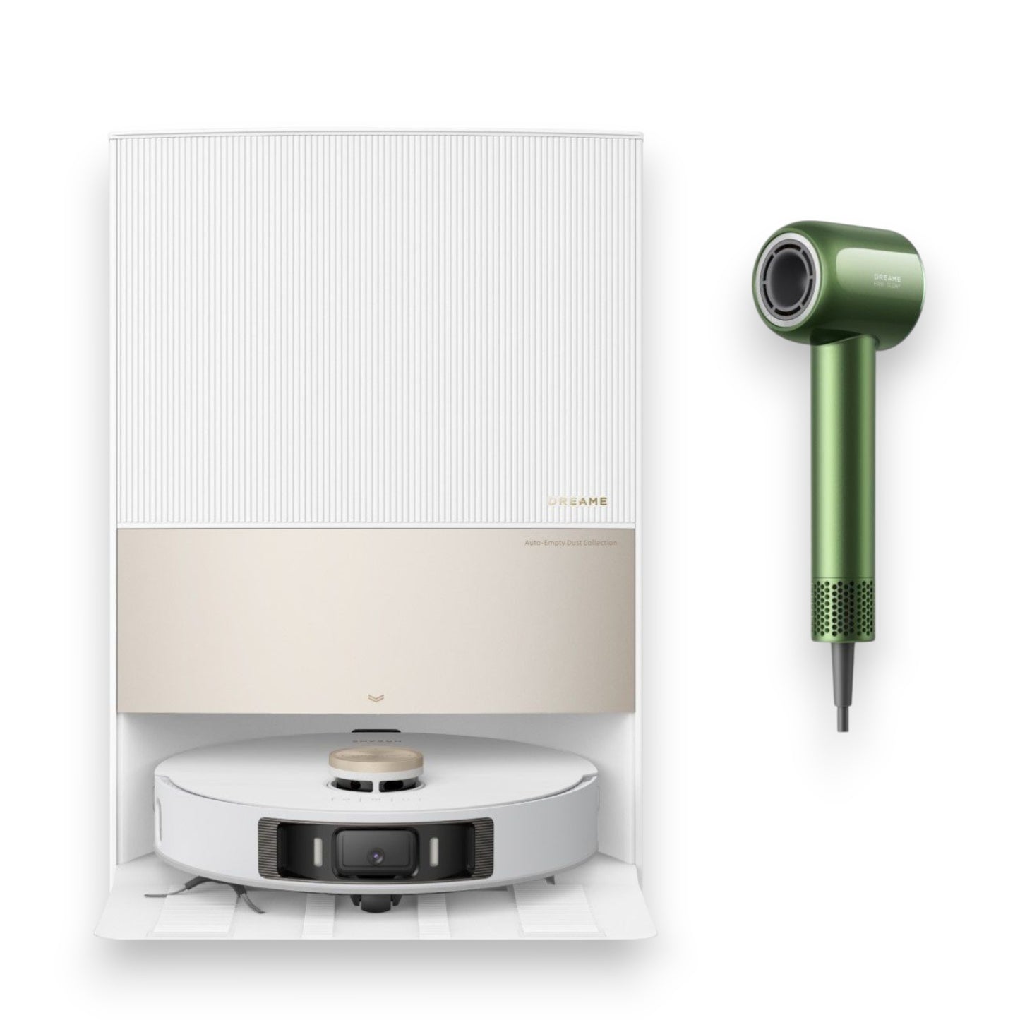 Dreame Saugroboter L20 Ultra Complete, leistungsstarke Saug- und kraftvolle Wischfunktion + Dreame Haartrockner Glory Master High-Speed Hair Dryer