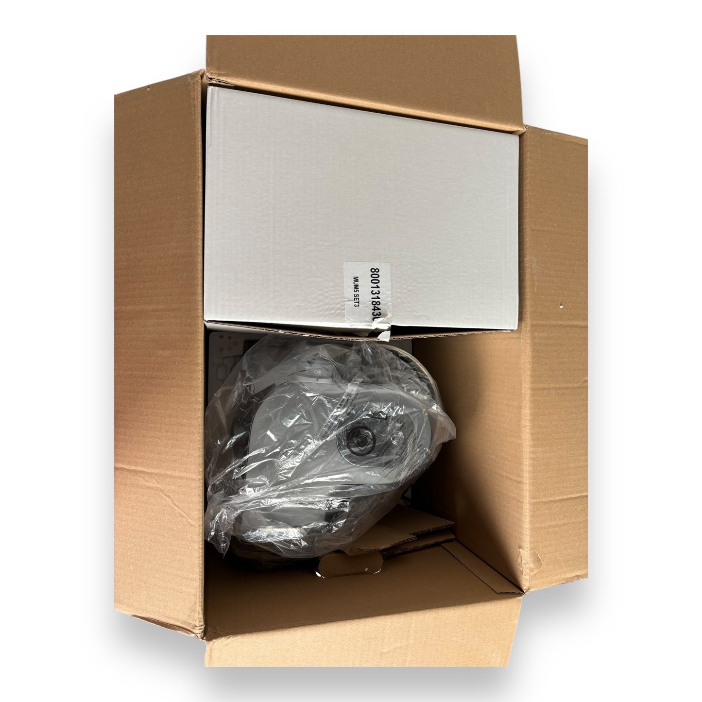 Bosch Küchenmaschine MUM5935B silber Fleischwolf, Kekspresse, Zitruspresse, 3 Rühr-/Knethaken, spülm.fest