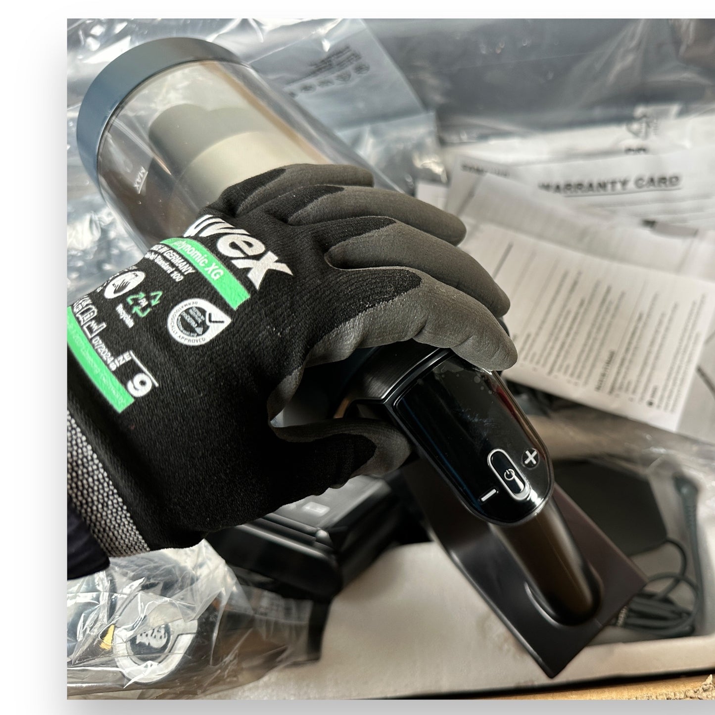 Samsung Jet 85 Complete Clean+ Akku-Handstaubsauger VS20C85G4PB/WD automatische Entleerung