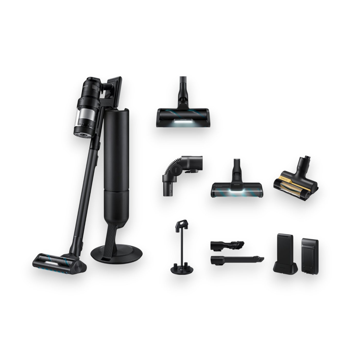 Samsung Akku-Handstaubsauger VS90F40EEK/WD BESPOKE AI Jet Ultra Akku + CompleteClean