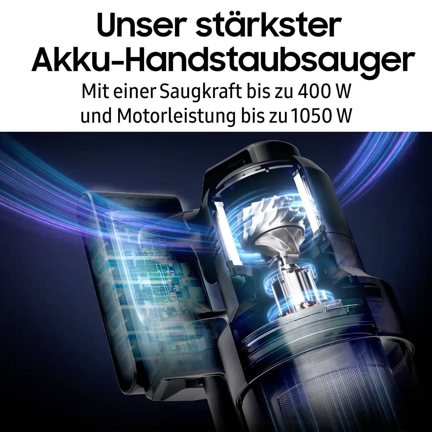 Samsung Akku-Handstaubsauger VS90F40EEK/WD BESPOKE AI Jet Ultra Akku + CompleteClean