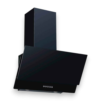 Dunstabzugshaube Kopffreihaube Schwarz 60cm- Hanseatic SY-103E9G-P1-C120-L52-600