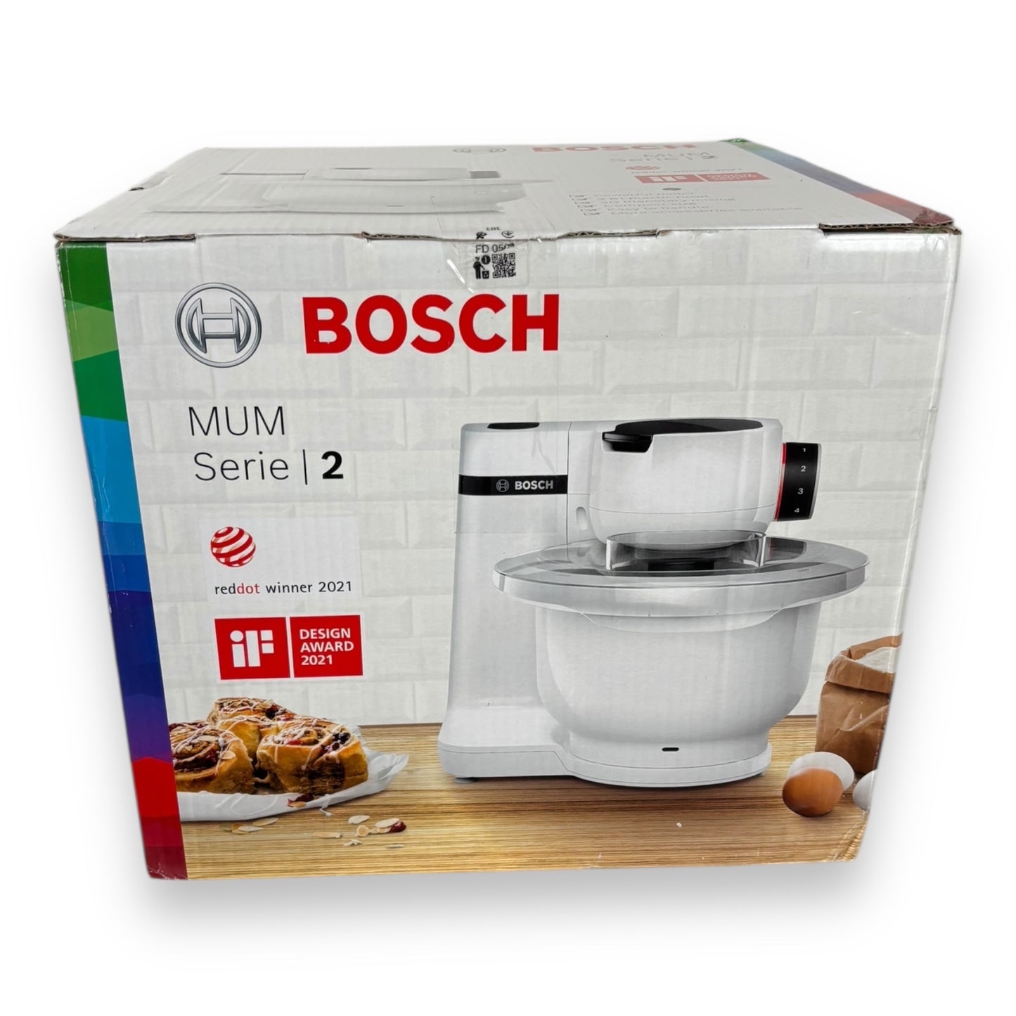 Bosch Küchenmaschine Serie 2 MUMS2AW00 weiß Planetenrührwerk