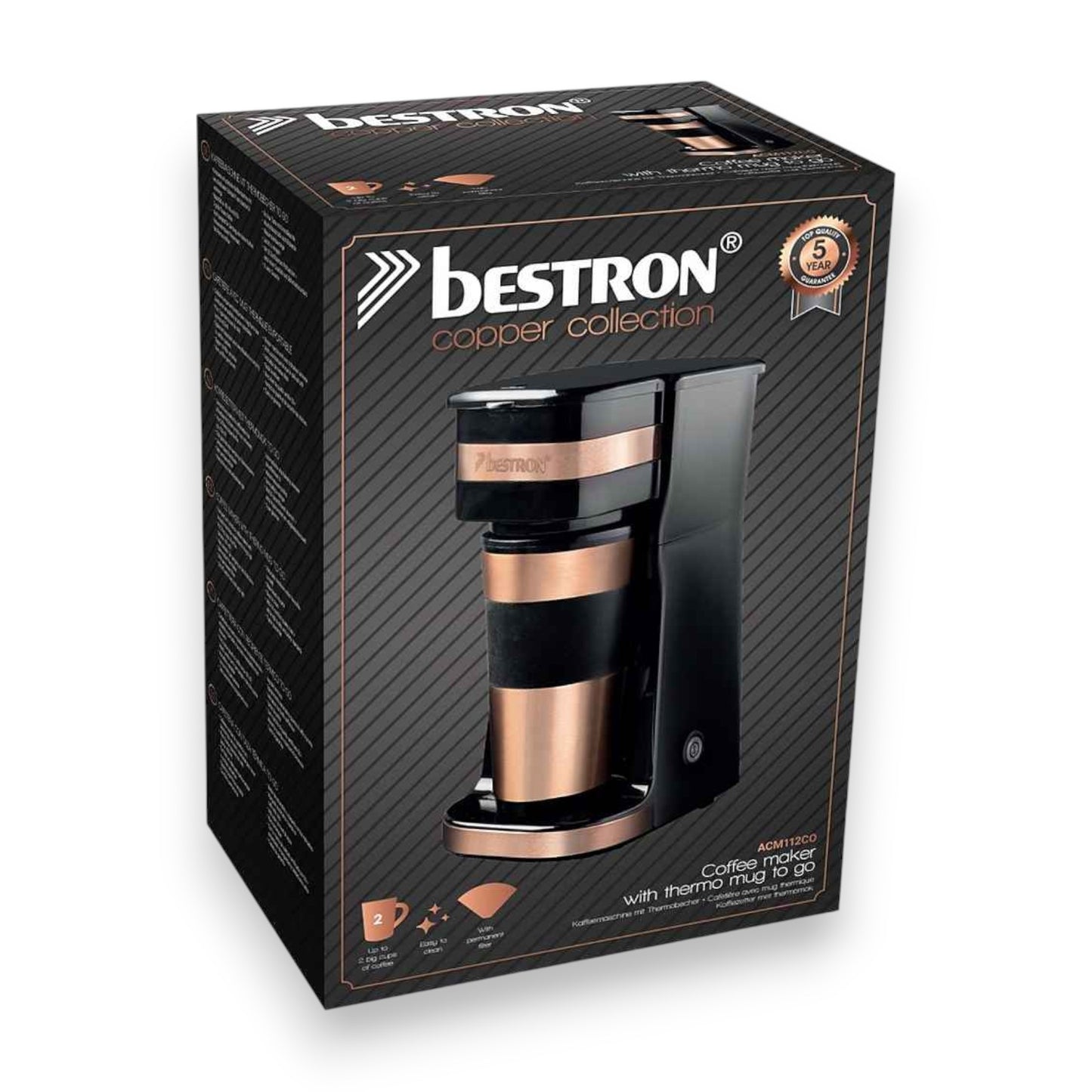 Bestron Filterkaffeemaschine 0,42l Kaffeekanne