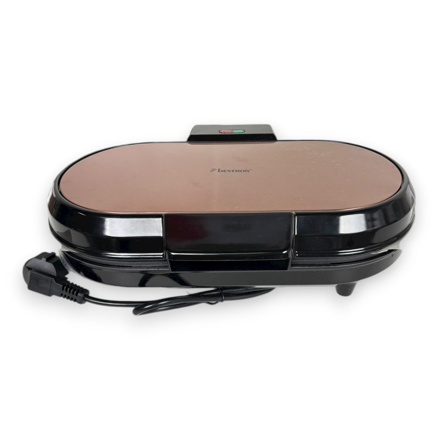 Bestron Doppel-Waffeleisen für klassische Herzwaffeln 1200 W 