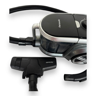 Hanseatic V18C01A-80 Bodenstaubsauger Hygienefilter Teleskoprohr höhenverstellbar, Füllanzeige  800 W