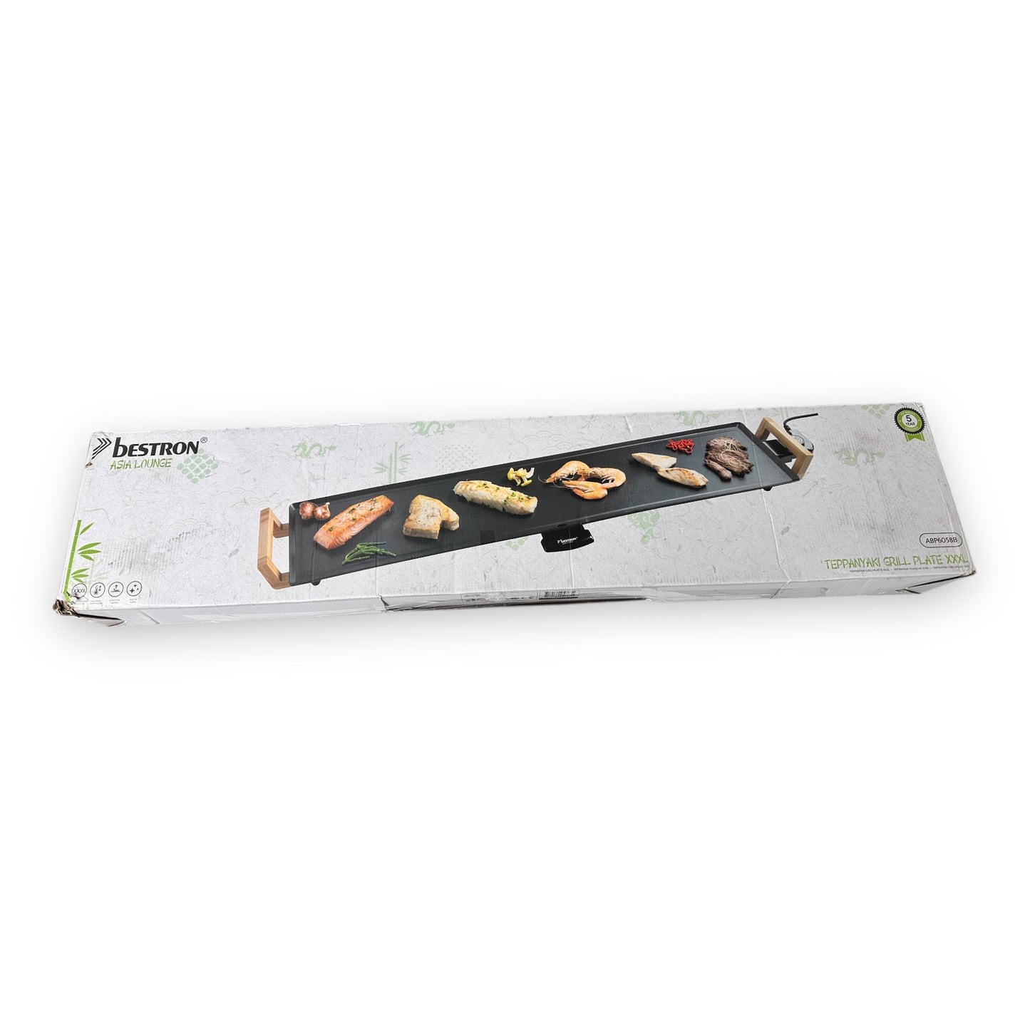 Bestron ABP605B Teppanyakigrill BPFAS-frei antihaftbeschichtet 2000 W