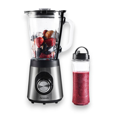 Hanseatic Standmixer HBL800-15SD 1,5 L Mixbecher, Abschaltautomatik, Pulse-Funktion