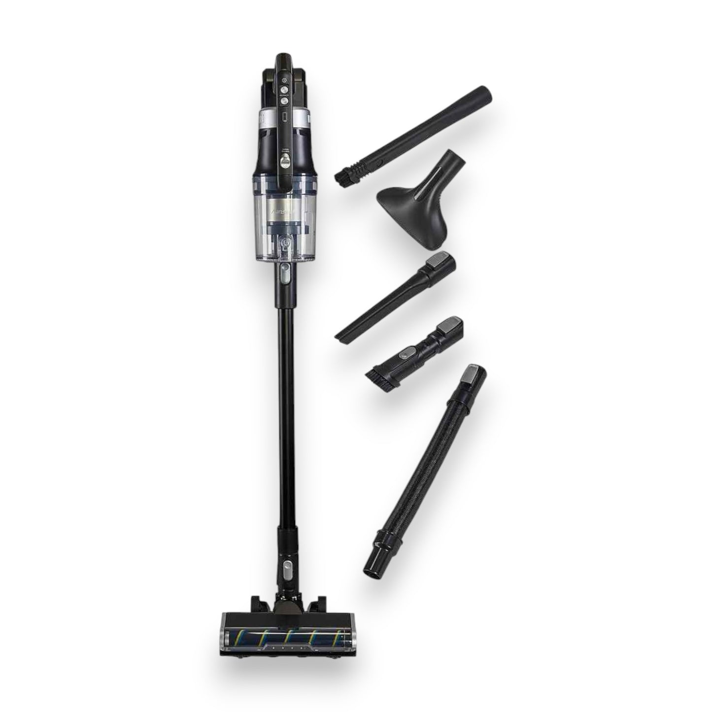 Hanseatic Akku-Hand-und Stielstaubsauger HVS450BMC LED Beleuchtung, HEPA H12 Filter