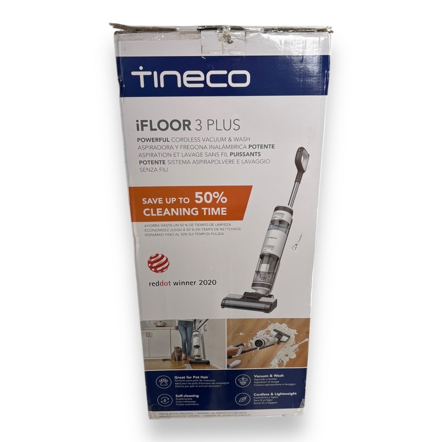 Tineco iFloor 3 Plus Nass-Trocken Akkusauger alle Hartböden, kabellos